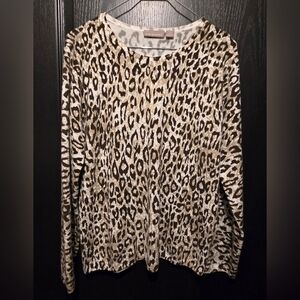 Animal Print Sweater